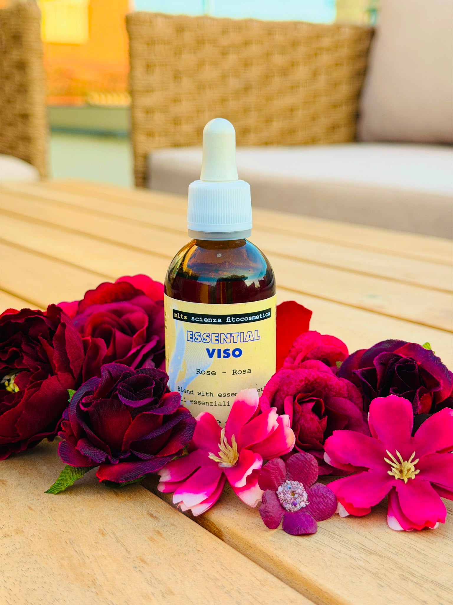Olio essenziale alla rosa